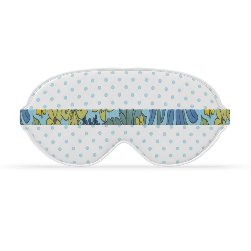Delta Delta Delta Pansy + Dot Satin Sleep Mask