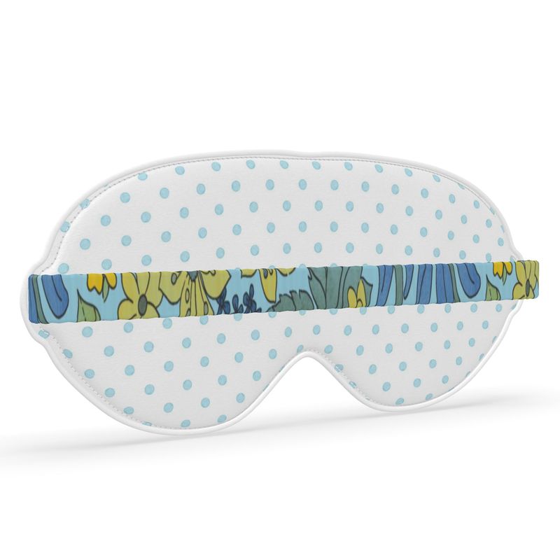 Delta Delta Delta Pansy + Dot Satin Sleep Mask
