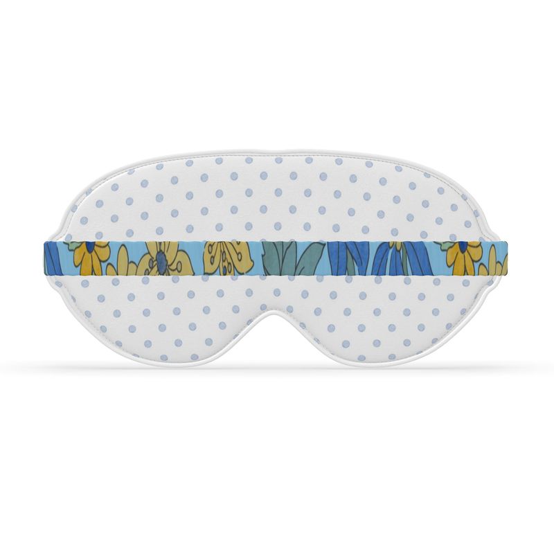 Kappa Kappa Gamma Iris + Dot Satin Sleep Mask
