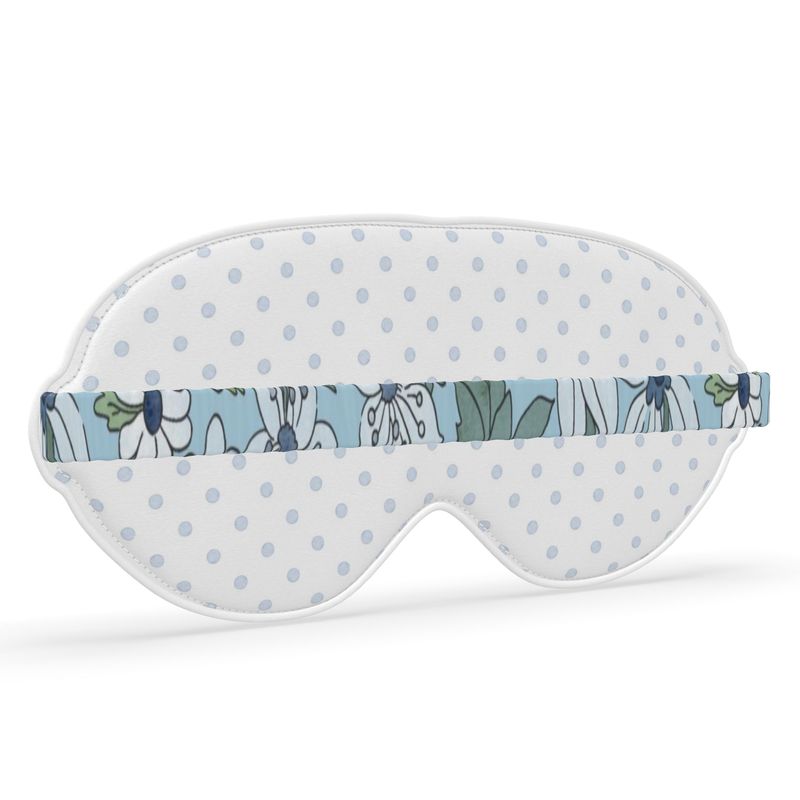 Alpha Delta Pi Violet + Dot Satin Sleep Mask