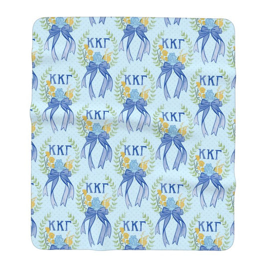 Kappa Kappa Gamma Laurel Wreath + Iris Oversized Beach Towel
