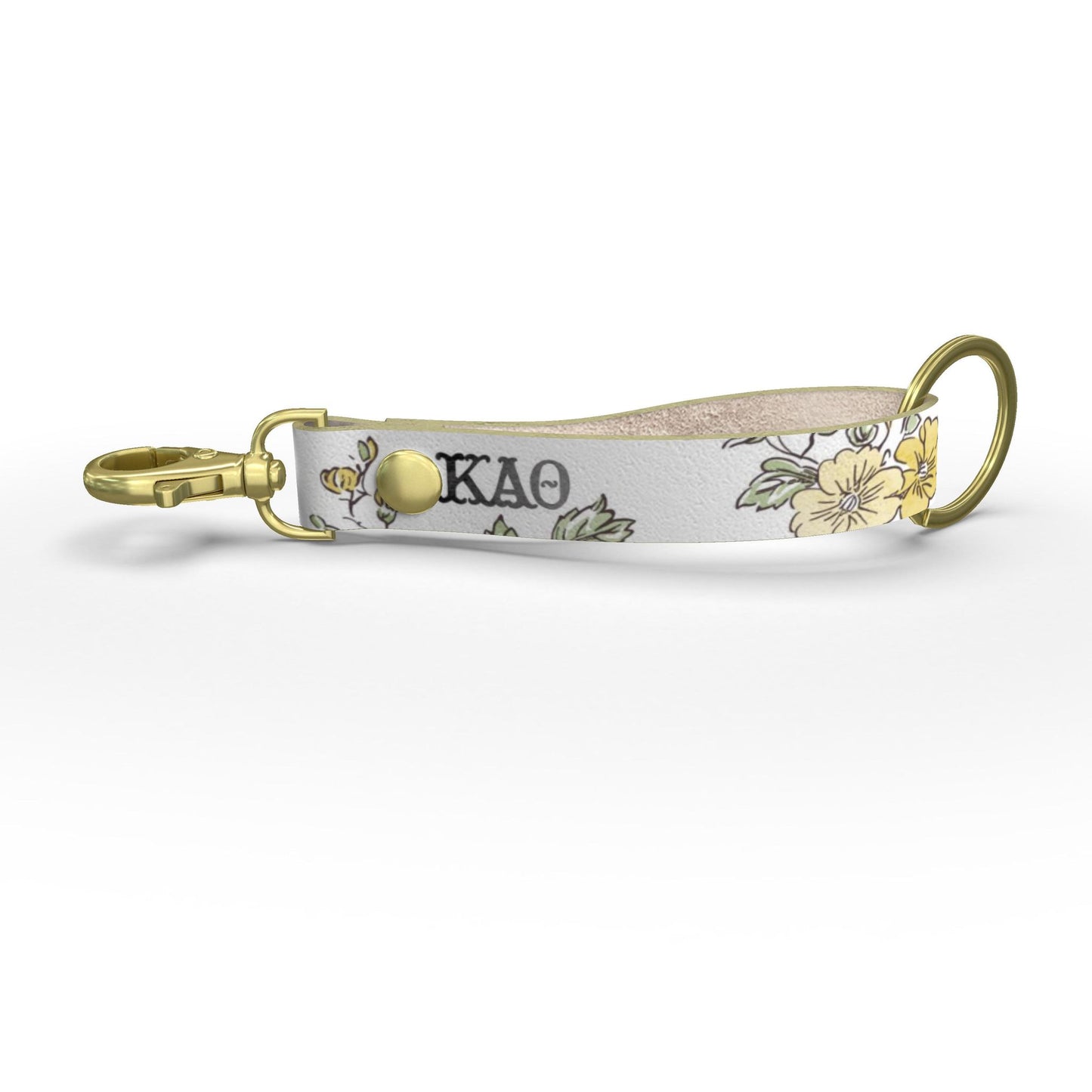 Kappa Alpha Theta Floral Strap Keychain