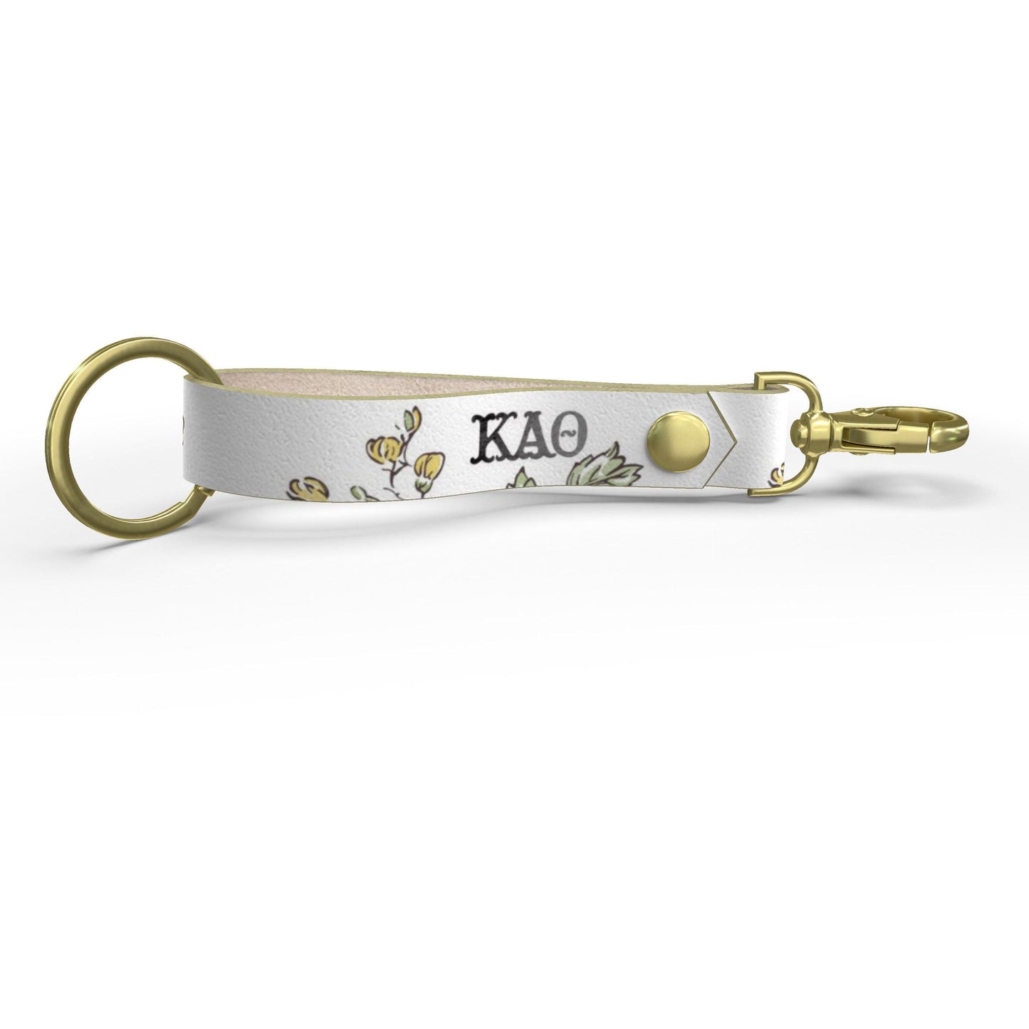 Kappa Alpha Theta Floral Strap Keychain