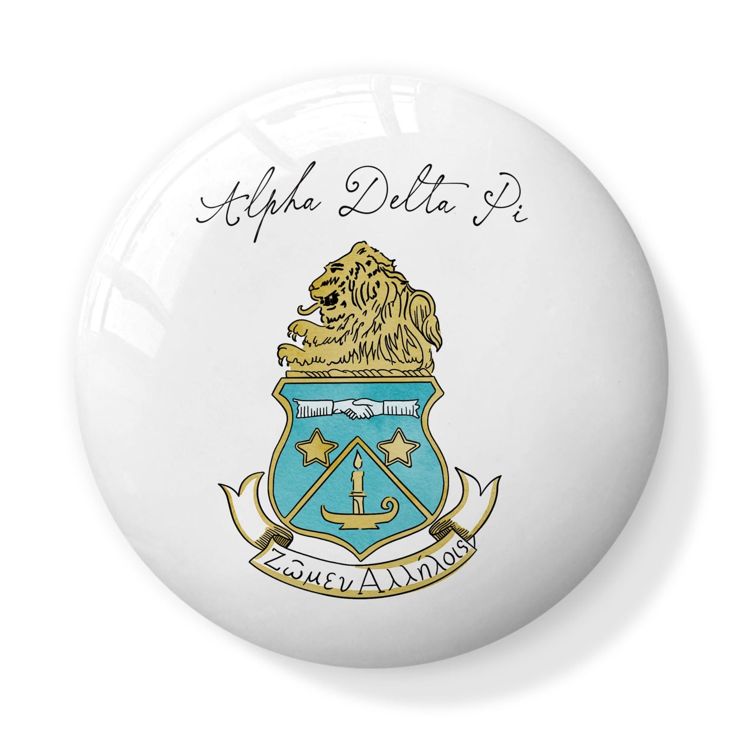 Alpha Delta Pi Bone China Trinket Box