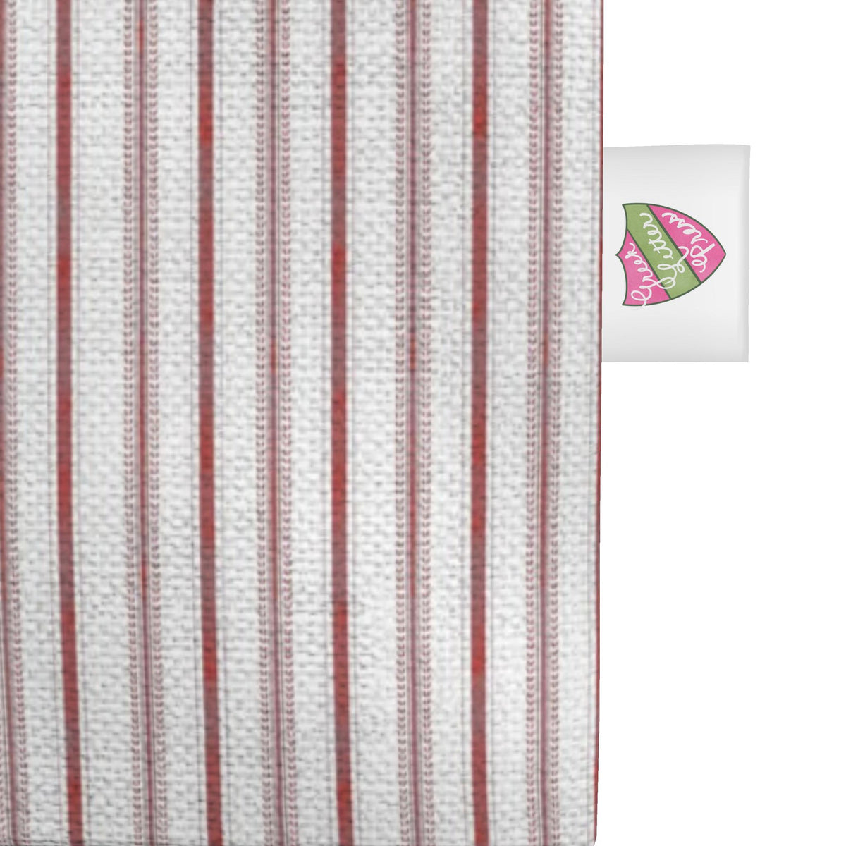 Zeta Tau Alpha Christmas Crest Cotton Tote Bag