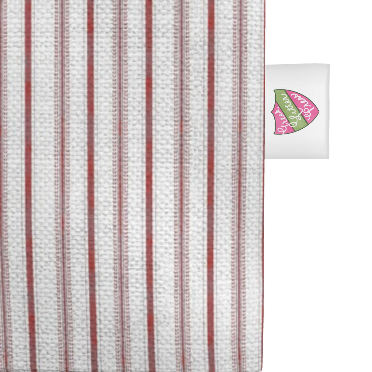 Gamma Phi Beta Christmas Crest Cotton Tote Bag