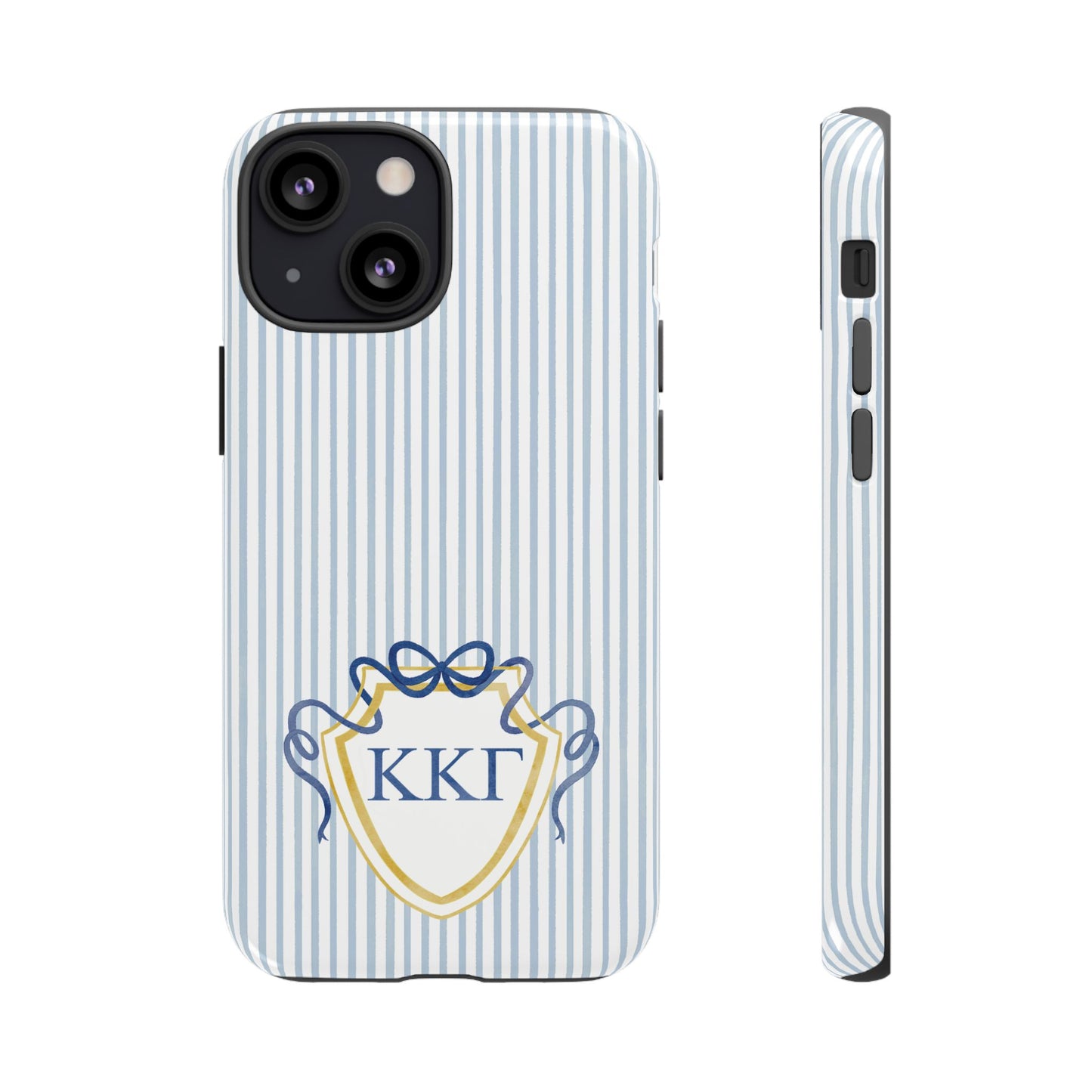 ΚΚΓ Bow Crest Seersucker iPhone Case