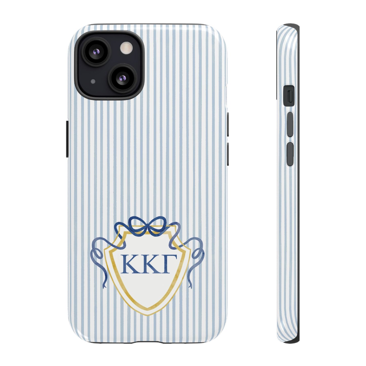 ΚΚΓ Bow Crest Seersucker iPhone Case