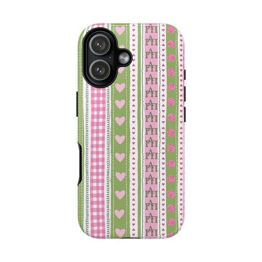 Letters and Hearts Phone Case