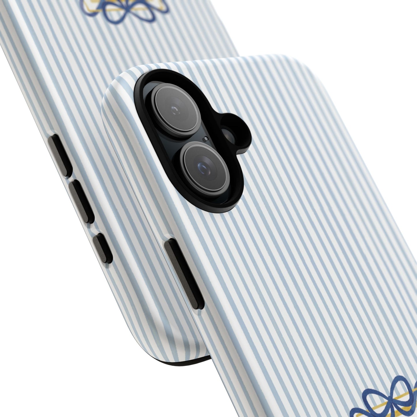 ΚΚΓ Bow Crest Seersucker iPhone Case