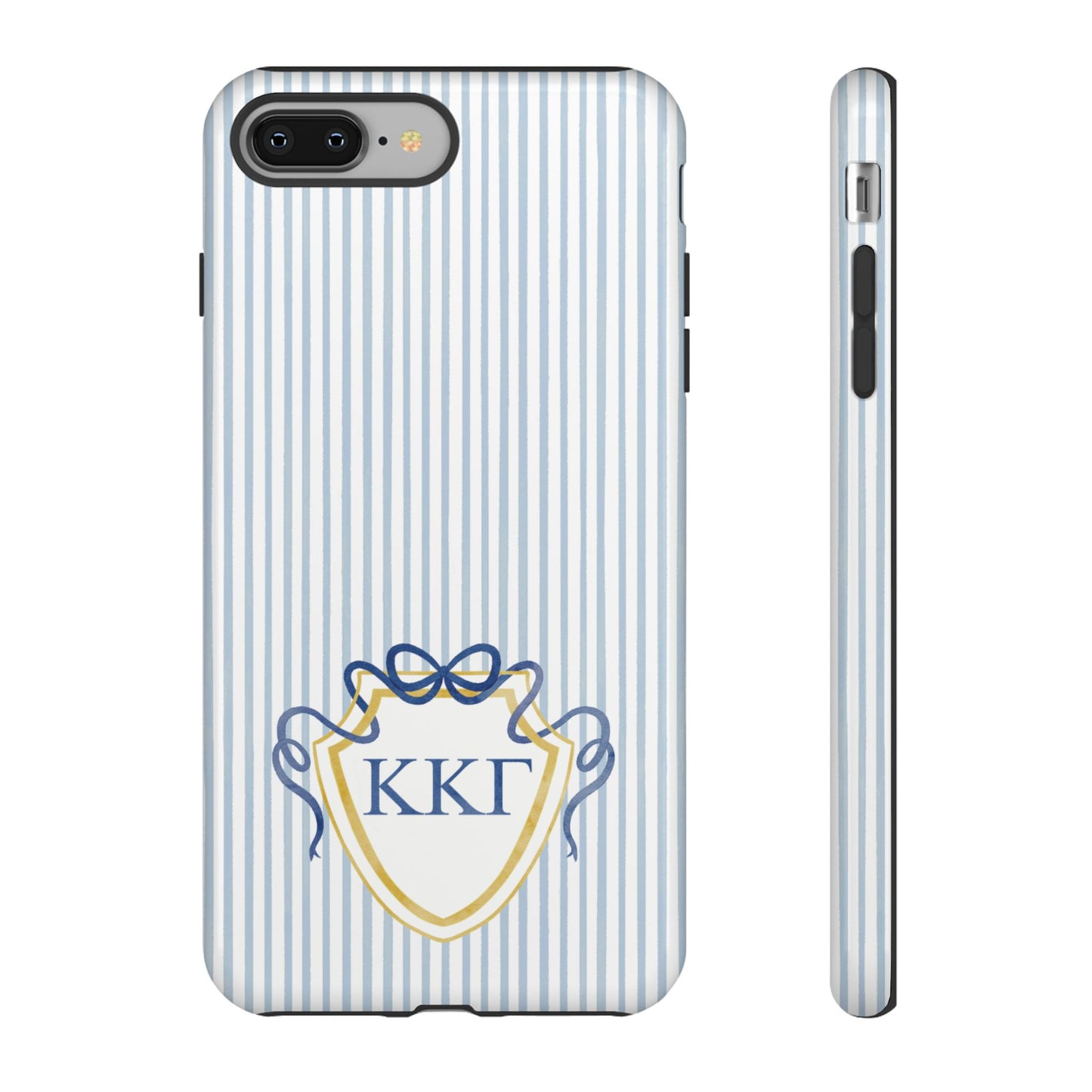 ΚΚΓ Bow Crest Seersucker iPhone Case