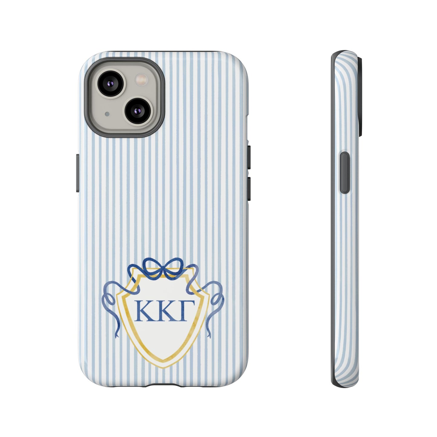 ΚΚΓ Bow Crest Seersucker iPhone Case