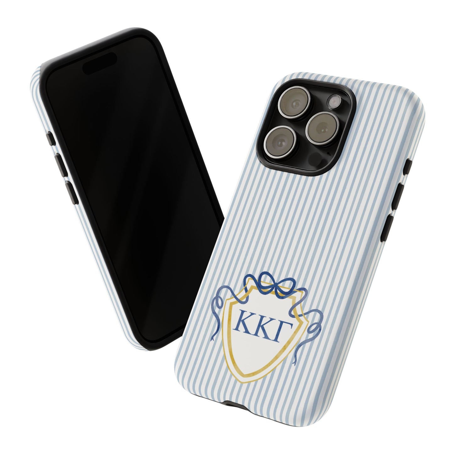 ΚΚΓ Bow Crest Seersucker iPhone Case