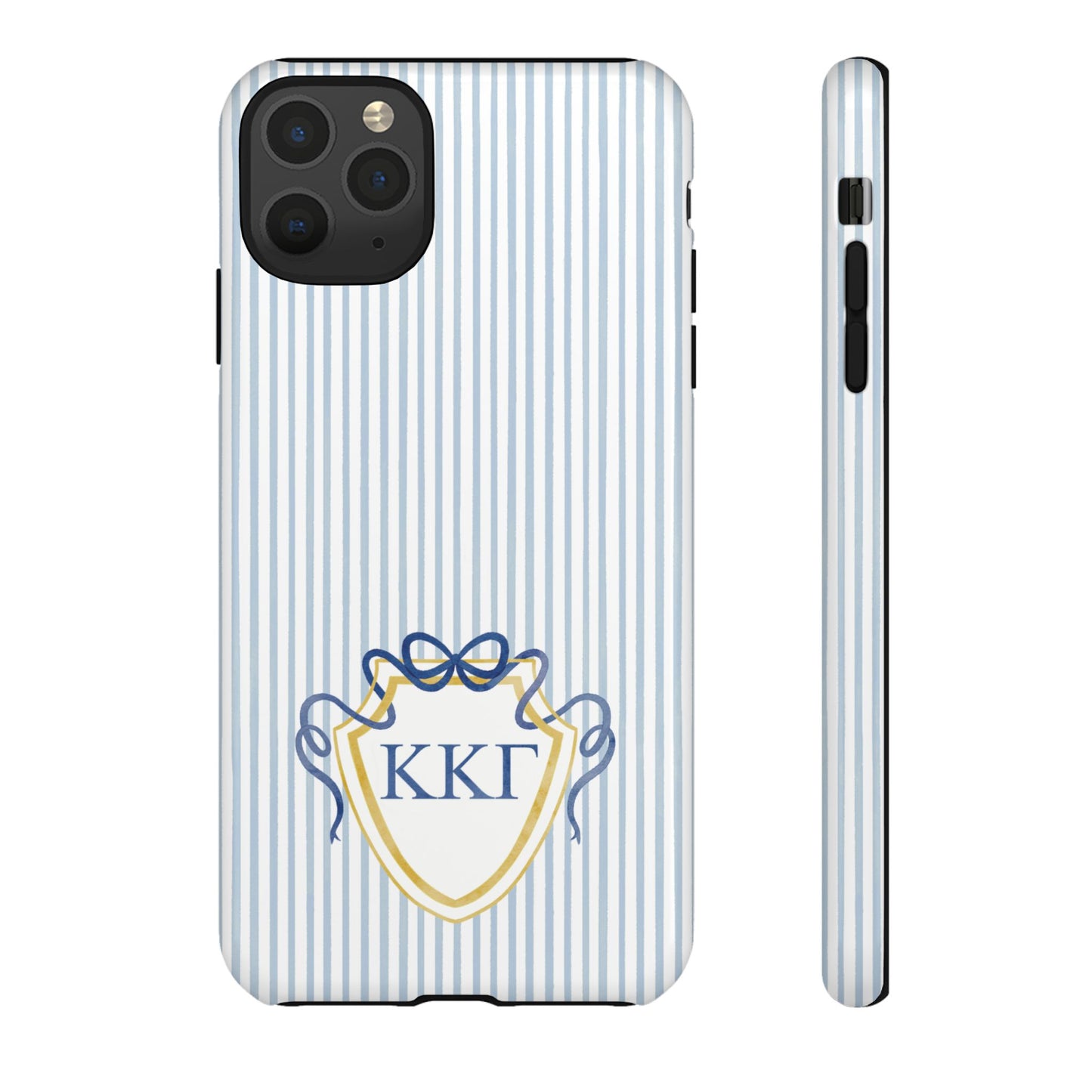 ΚΚΓ Bow Crest Seersucker iPhone Case