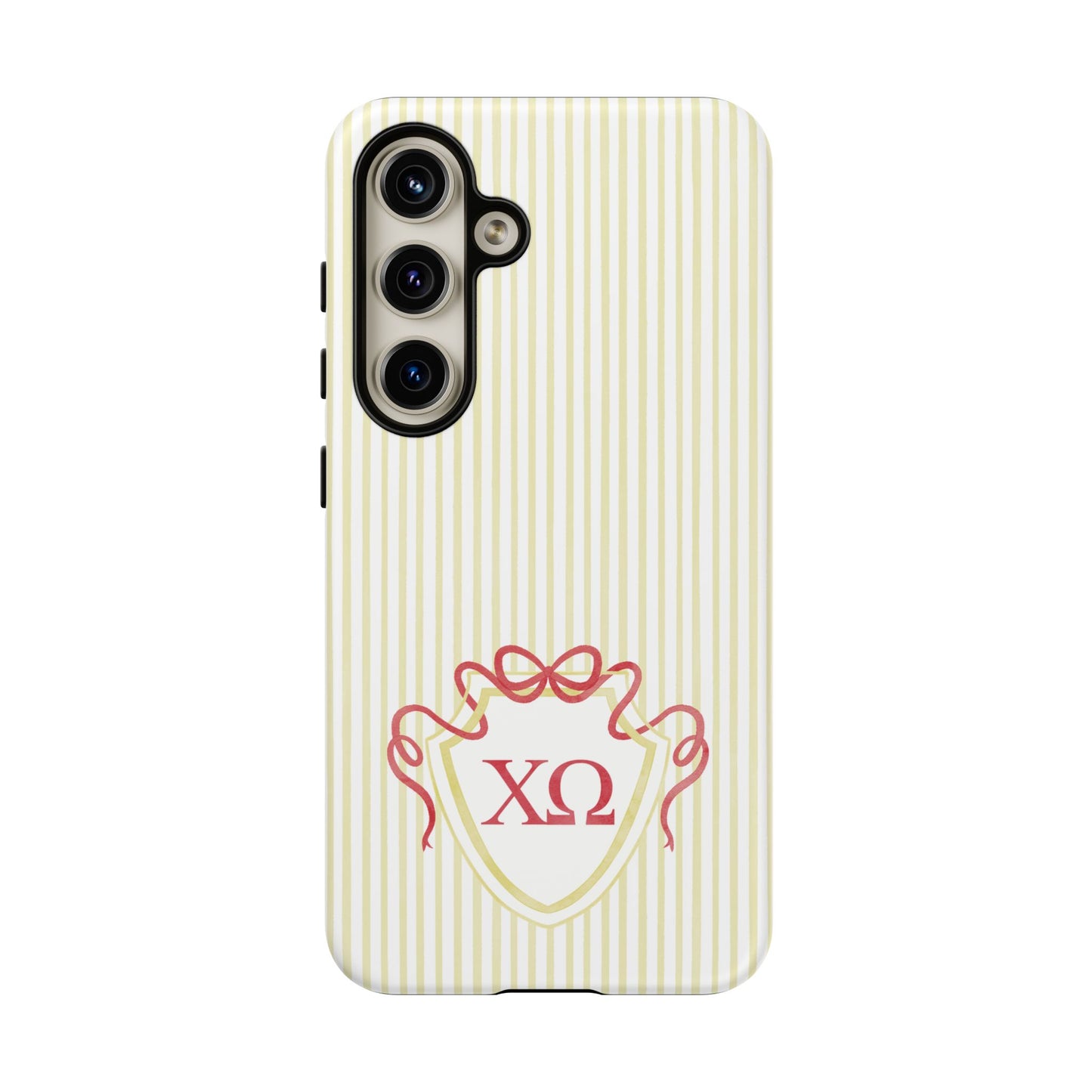 ΧΩ Bow Crest Seersucker Android Case