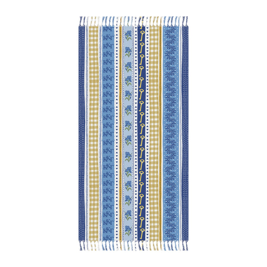 ΚΚΓ Oversized Beach Towel with Fringe