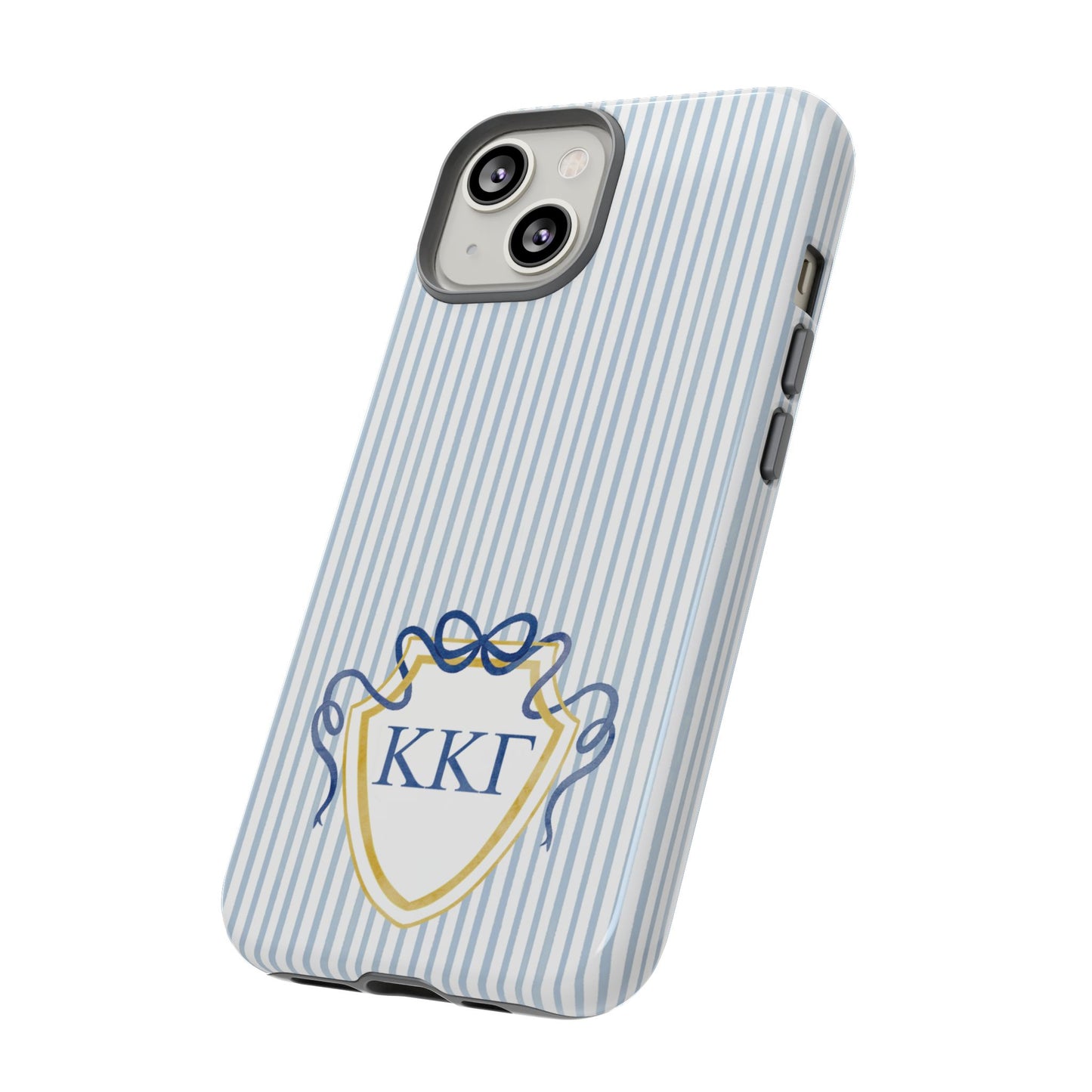 ΚΚΓ Bow Crest Seersucker iPhone Case