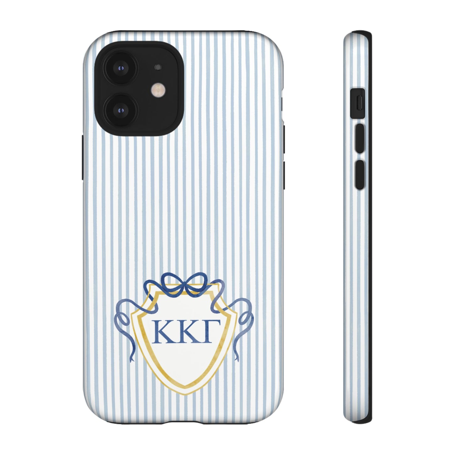ΚΚΓ Bow Crest Seersucker iPhone Case