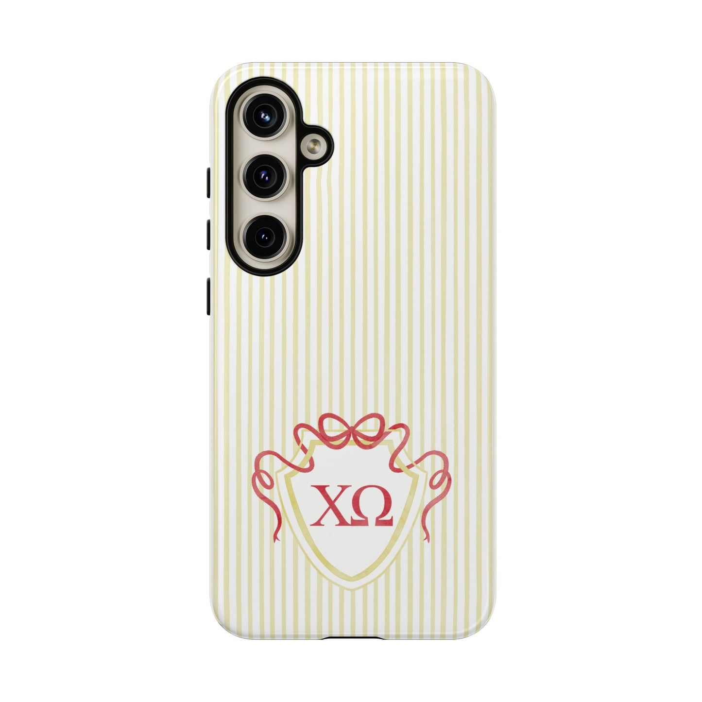 ΧΩ Bow Crest Seersucker Android Case