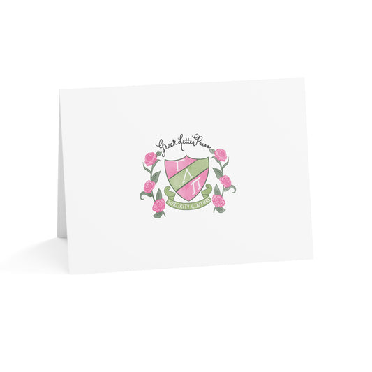 Watercolor Crest Notecards