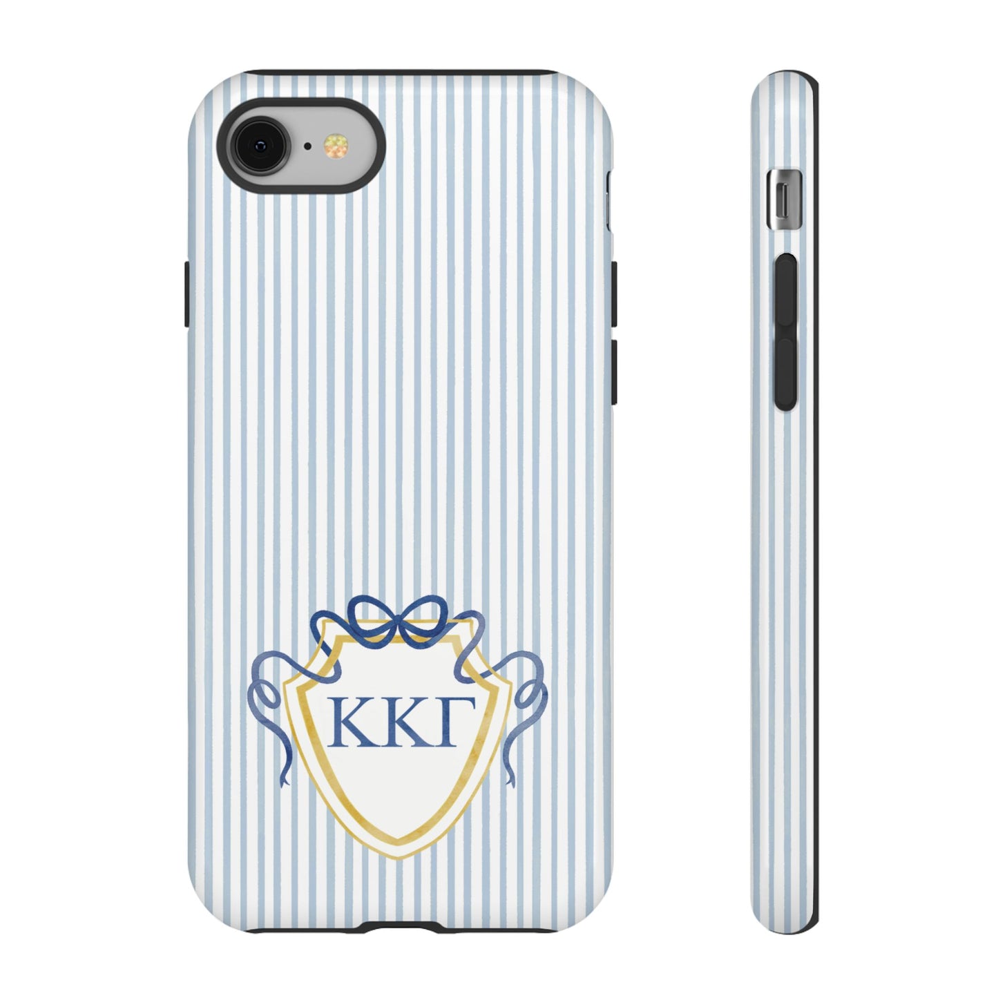 ΚΚΓ Bow Crest Seersucker iPhone Case