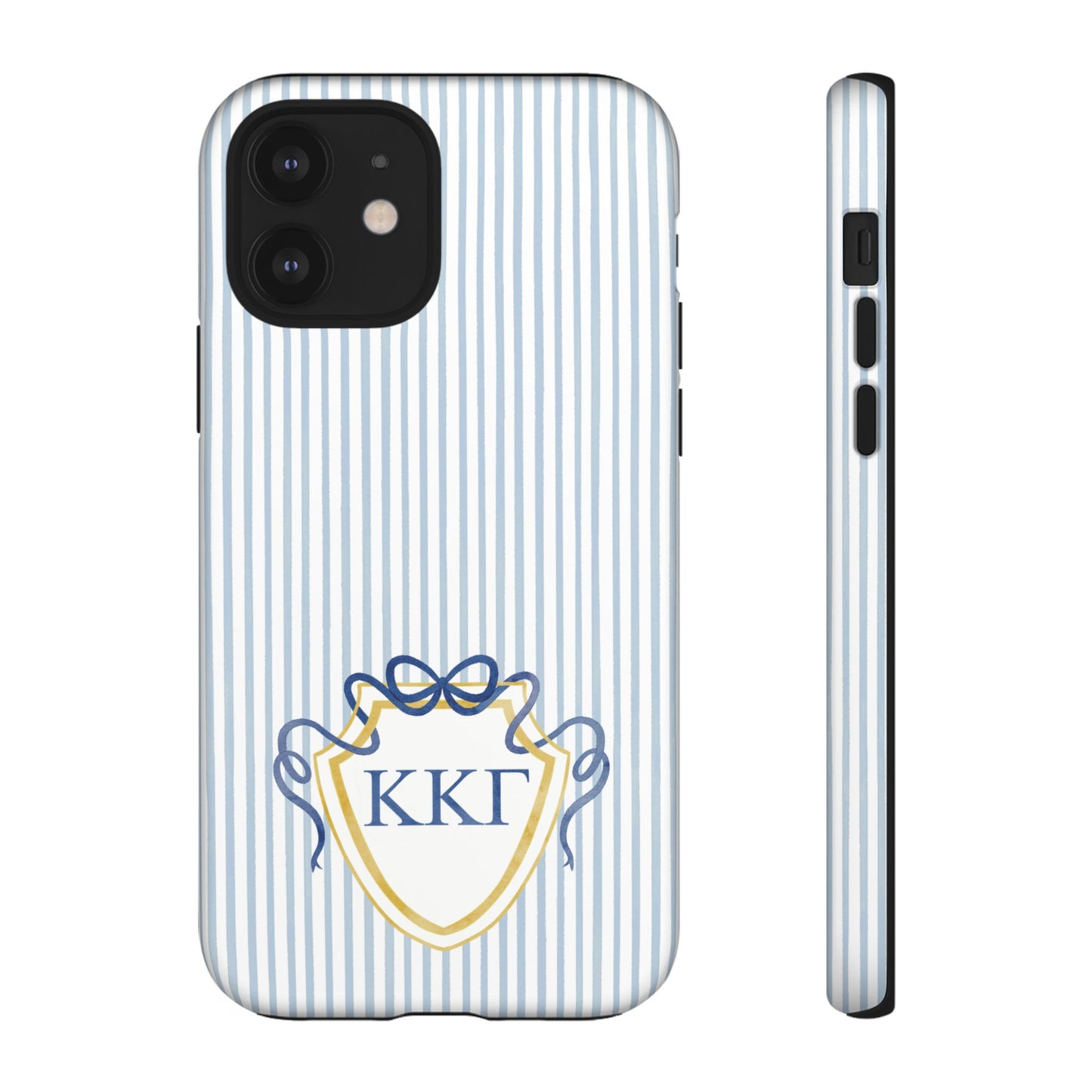 ΚΚΓ Bow Crest Seersucker iPhone Case