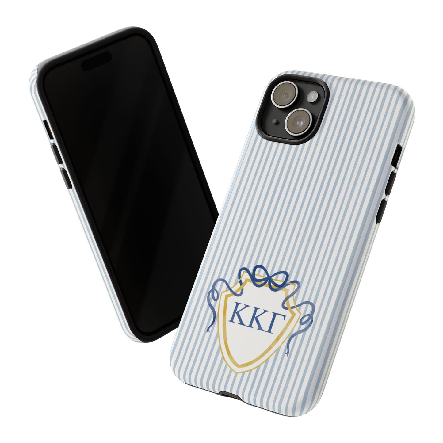 ΚΚΓ Bow Crest Seersucker iPhone Case