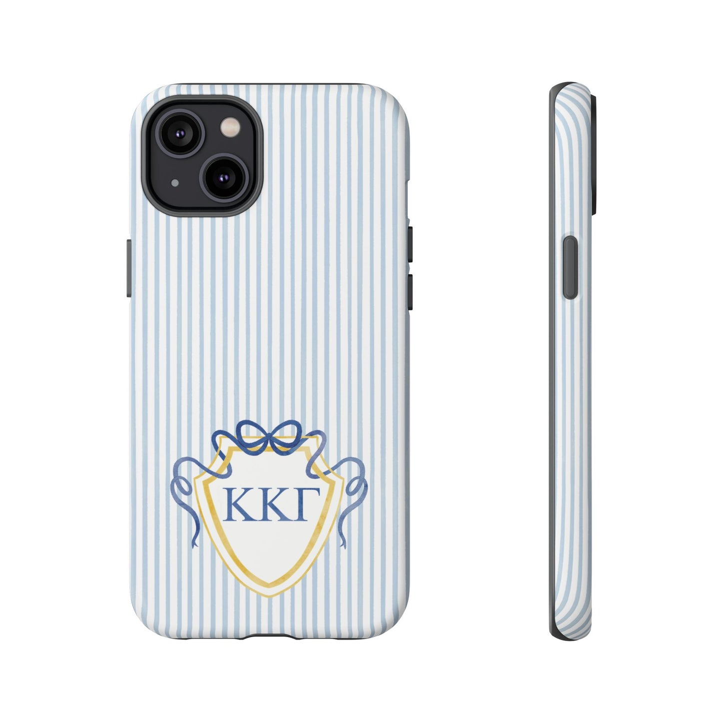 ΚΚΓ Bow Crest Seersucker iPhone Case