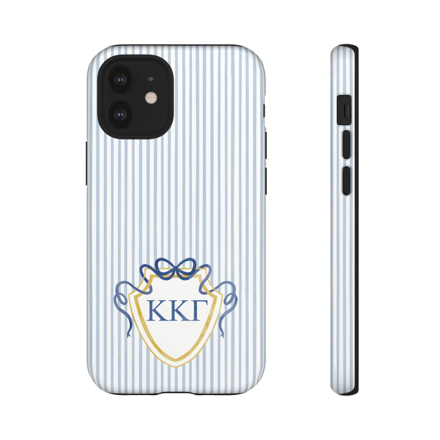 ΚΚΓ Bow Crest Seersucker iPhone Case