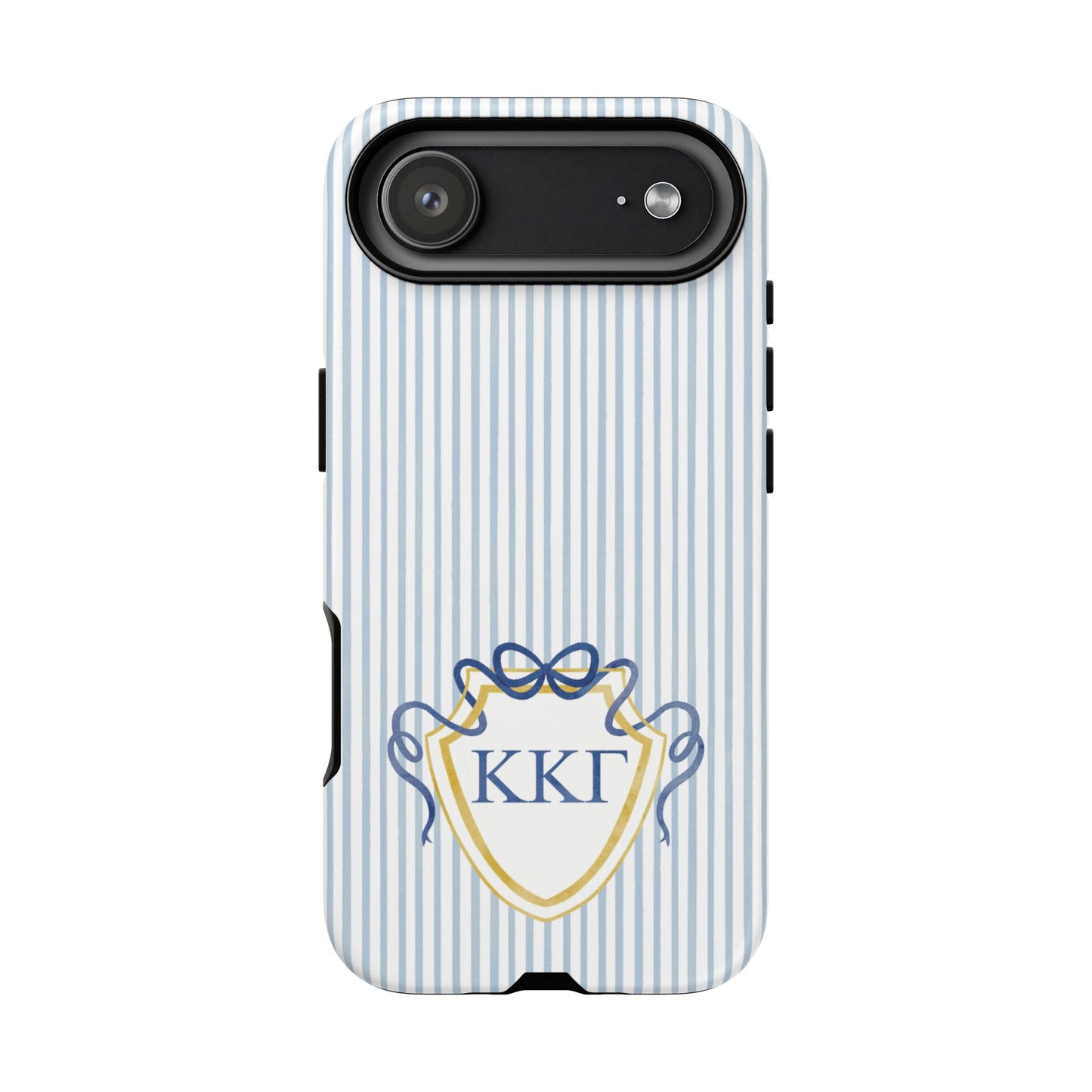 ΚΚΓ Bow Crest Seersucker iPhone Case