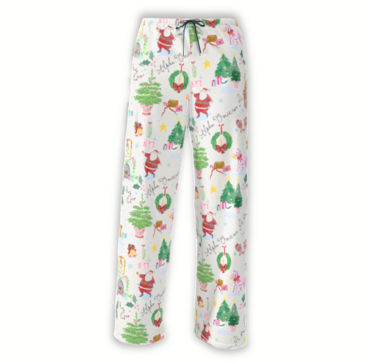 Alpha Omicron Pi Cozy Christmas Pajama Pants