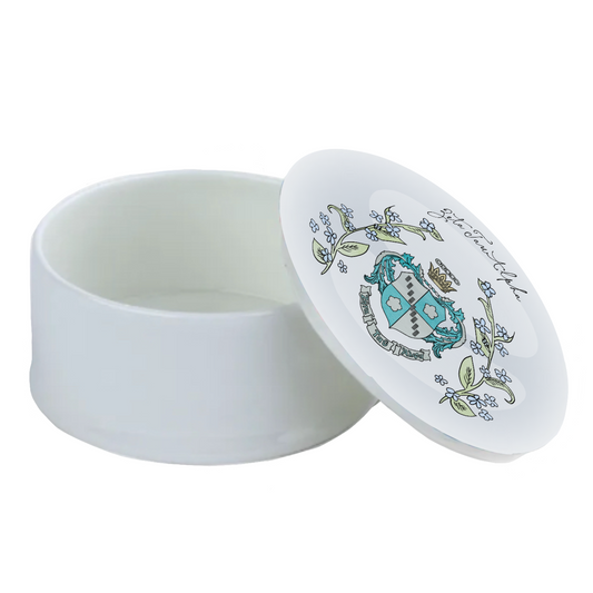 Zeta Tau Alpha Bone China Trinket Box