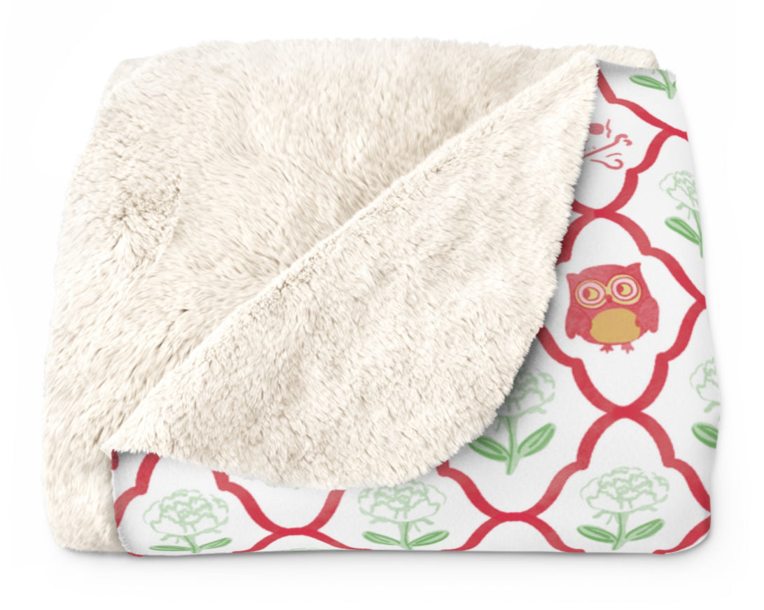 Chi Omega Tailgate Throw Blanket