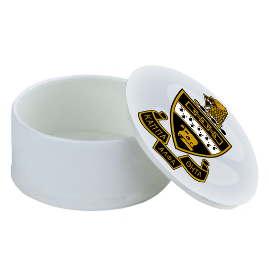 Kappa Alpha Theta Bone China Trinket Box