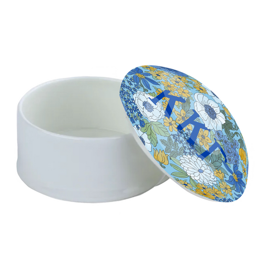 Kappa Kappa Gamma Liberty-Style Bone China Trinket Box